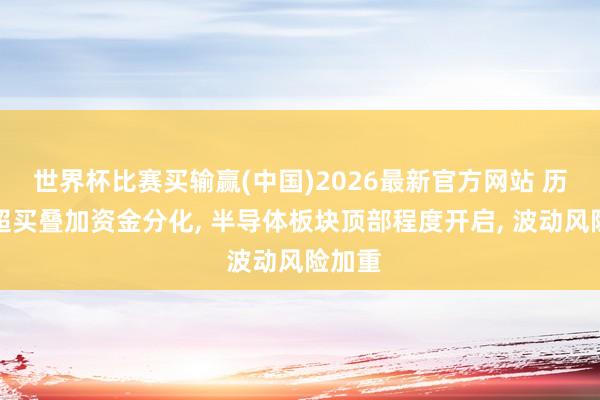 世界杯比赛买输赢(中国)2026最新官方网站 历史级超买叠加资金分化， 半导体板块顶部程度开启， 波动风险加重