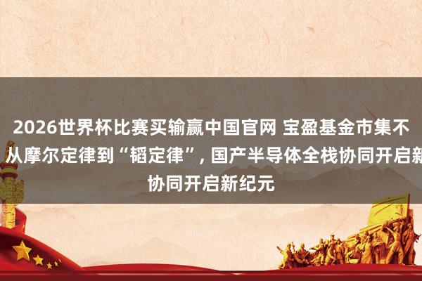 2026世界杯比赛买输赢中国官网 宝盈基金市集不雅察: 从摩尔定律到“韬定律”， 国产半导体全栈协同开启新纪元